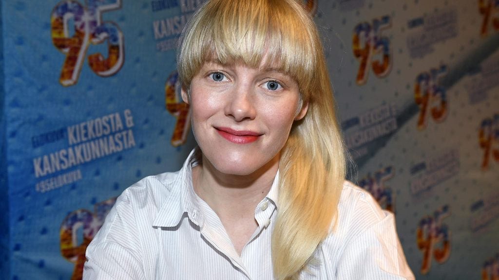 Laura Birn 95-elokuvan kutsuvierasnäytöksessä joulukuussa 2017.