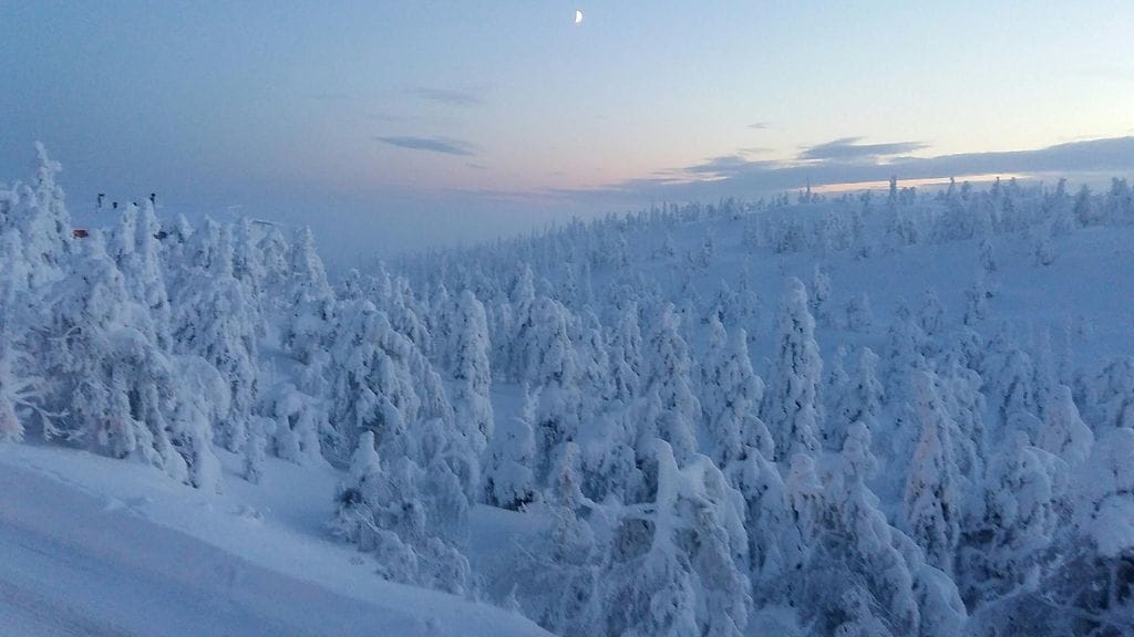 Sääkuva Rukalta, kuva: Paula Tuunanen.