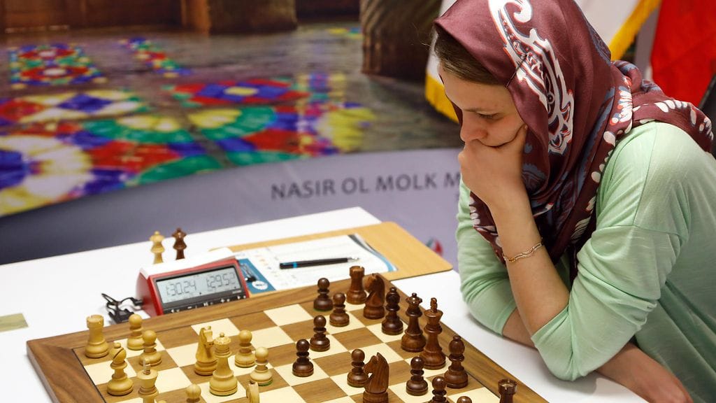 Hanna Muzychu on kaksinkertainen shakin maailmanmestari. Edellisen kerran hän voitti MM-kultaa Iranin Teheranissa viime helmikuussa.