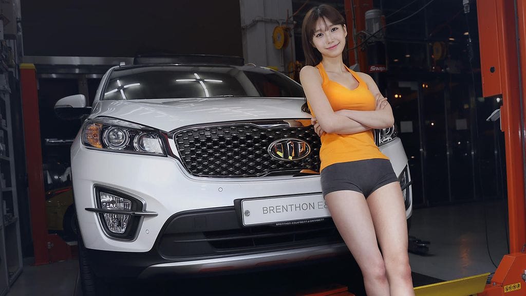 Brenthon-brändätty Kia Sorento.