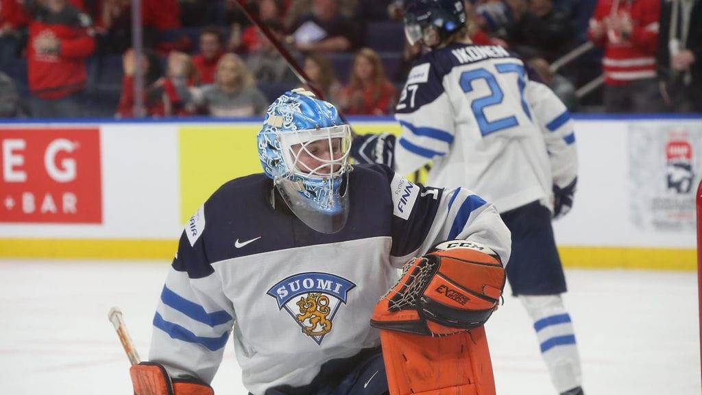 Ukko-Pekka Luukkonen antautui Kanadaa vastaan neljästi.
