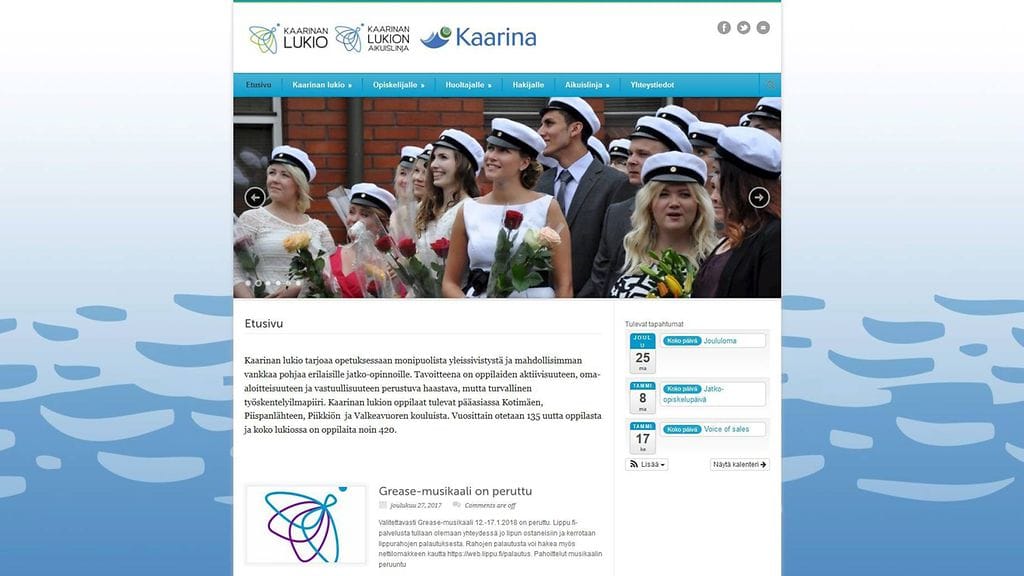 Kaarinan lukion suurmusikaalin Grease esitykset on peruttu. Musikaalia oli määrä esittää tammikuussa Turun Logomossa, mutta jo lippunsa ostaneille maksetaan rahat takaisin. Peruutukseen johtaneista tapahtumien kulusta on mediassa erilaisia tietoja.