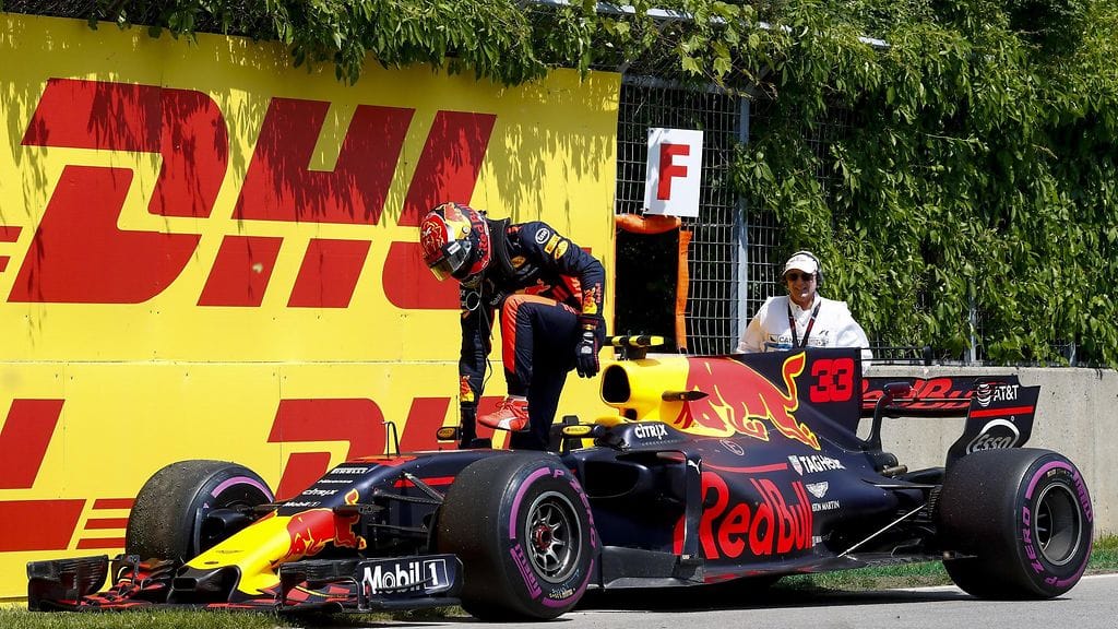 Max Verstappen joutui keskeyttämään luotettavuusongelmiin muun muassa Kanadan GP:ssä.