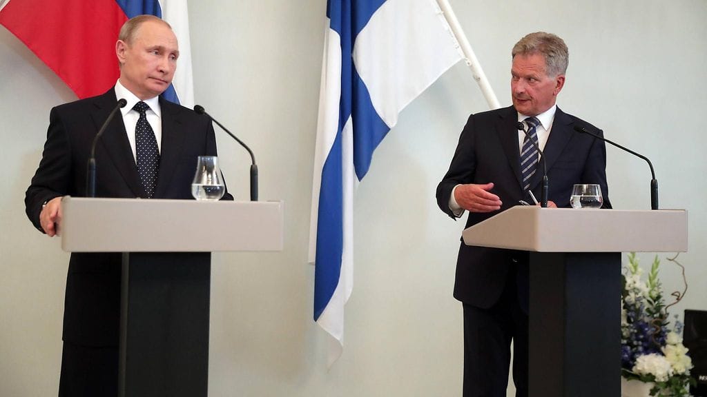 Vladimir Putin vieraili Suomessa heinäkuussa.