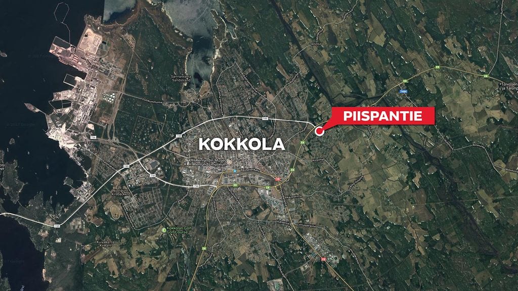 Kokkolan Piispantiellä ammuttiin uutenavuotena läpi omakotitalon ikkunasta. Luoti osui mieheen sisällä.