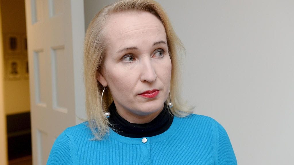 Valtakunnansovittelija Minna Helle tammikuun alussa.