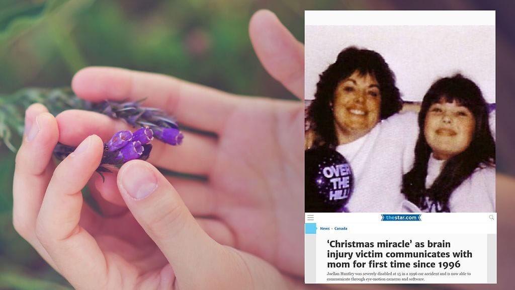 Onnettomuudessa teini-iässä vammautunut nainen pystyi viimein kommunikoimaan äitinsä kanssa.