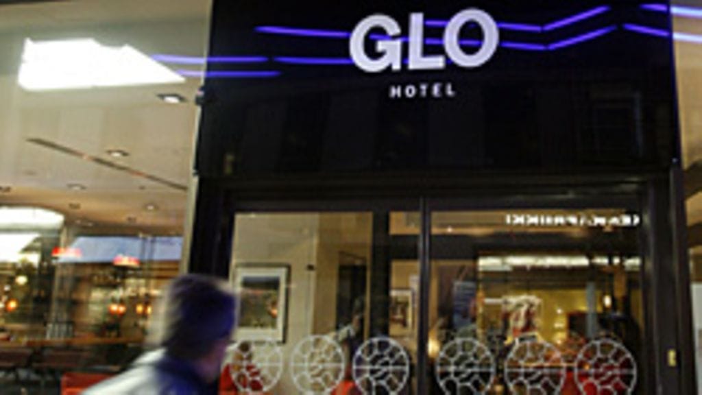 Designhotelli Glo sijaitsee Helsingin Kluuvissa. (Lehtikuva)