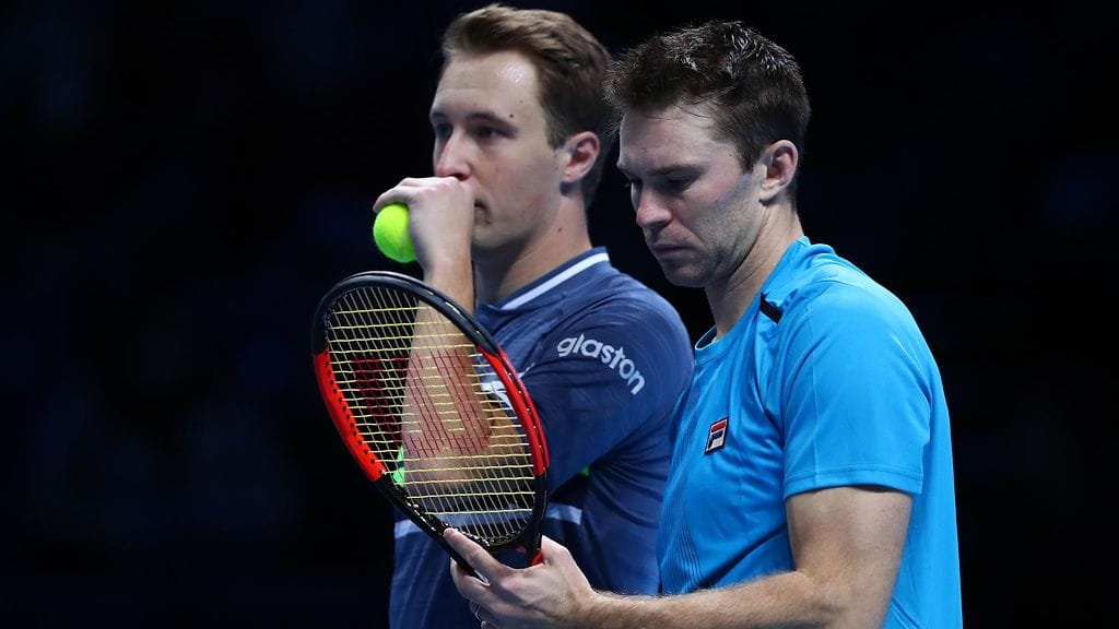 Henri Kontinen (vas.) ja John Peers.