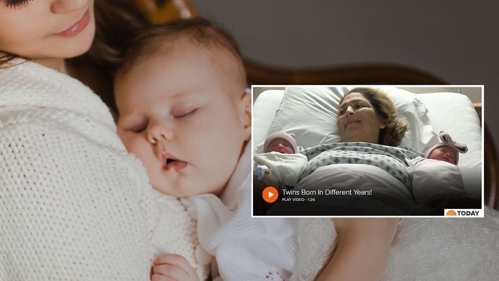 Kaksoset syntyivät eri vuosina kalifornialaisessa sairaalassa.