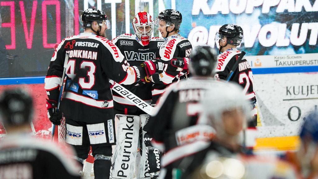 JYP juhli voittoa Tapparasta.