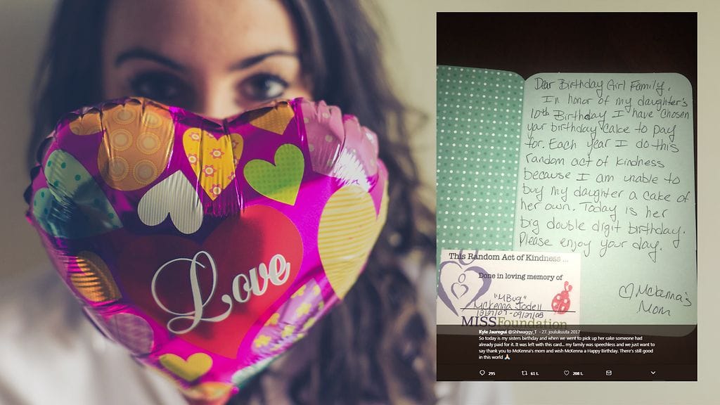 Äiti kunnioittaa tyttärensä muistoa aina tämän syntymäpäivänä.