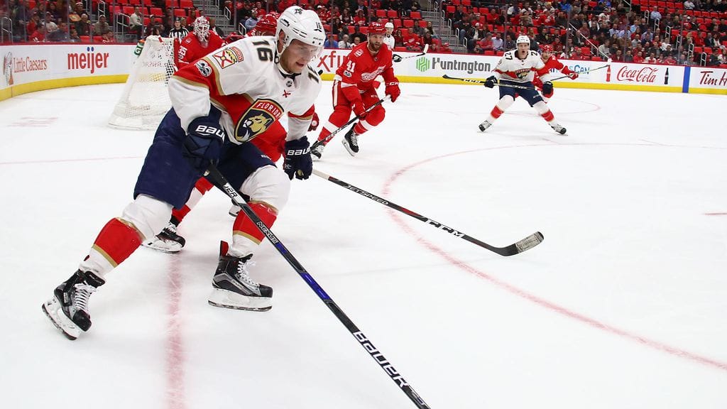 Aleksander Barkov onnistui maalinteossa.