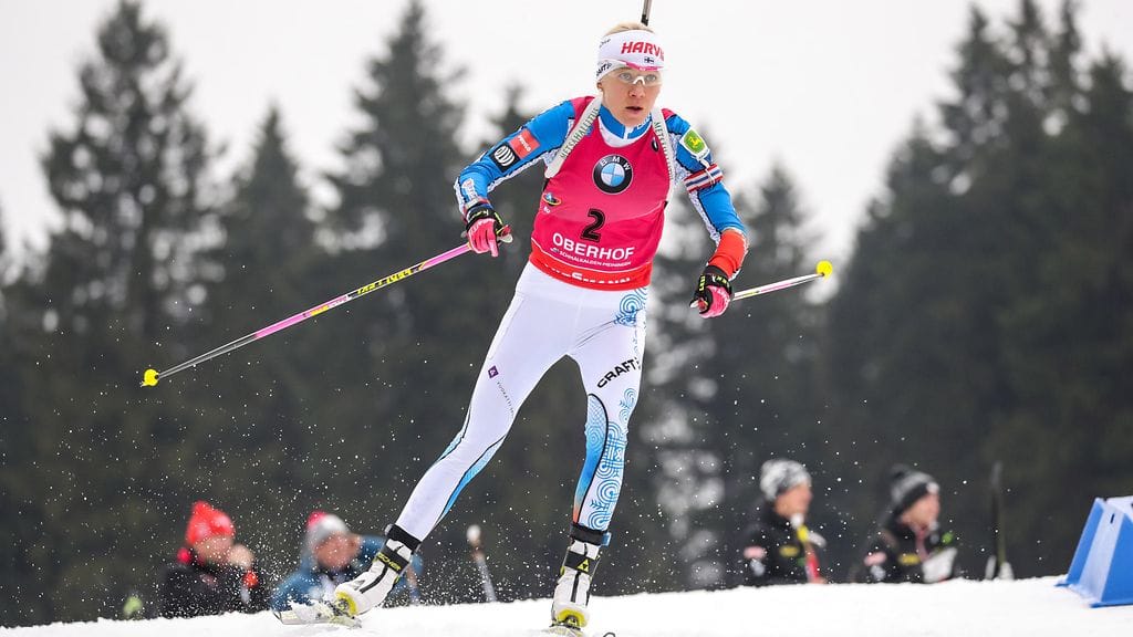 Kaisa Mäkäräinen on Suomen ampumahiihtojoukkueen kirkkain tähti.