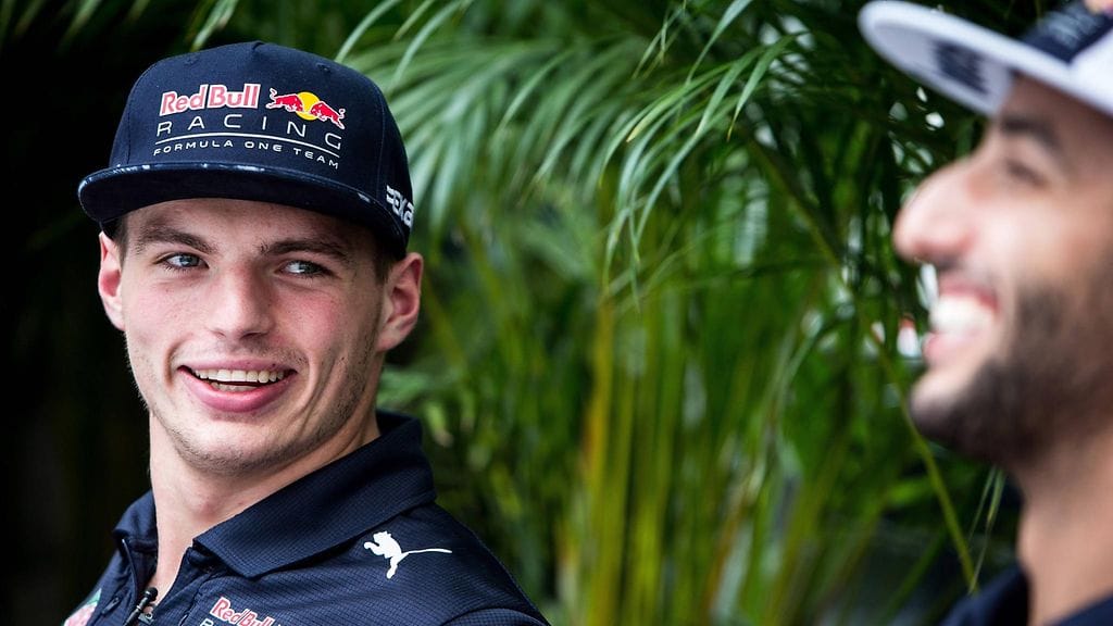 Max Verstappen toivoo, että Daniel Ricciardo jatkaa Red Bullilla.