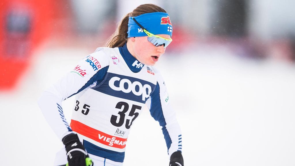 Johanna Matintalo hiihti upeasti Ruotsissa.