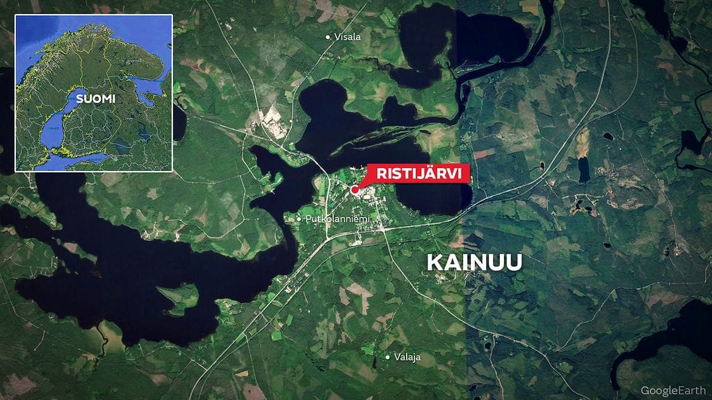 Kainuussa vakava tykkylumiturma kartta