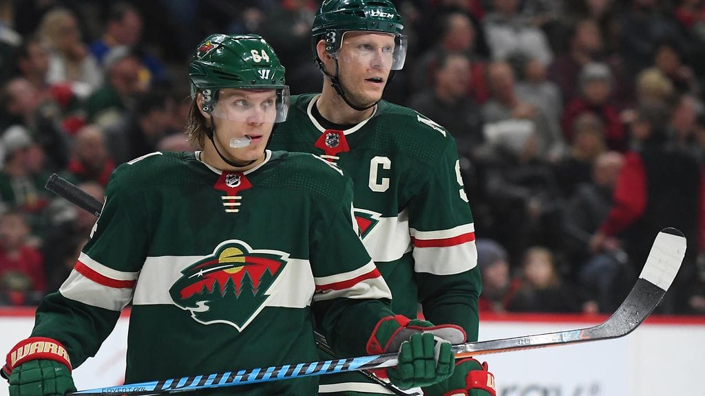 Mikael Granlund ja Mikko Koivu.