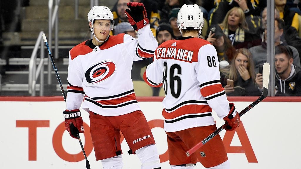 Sebastian Aho ja Teuvo Teräväinen.