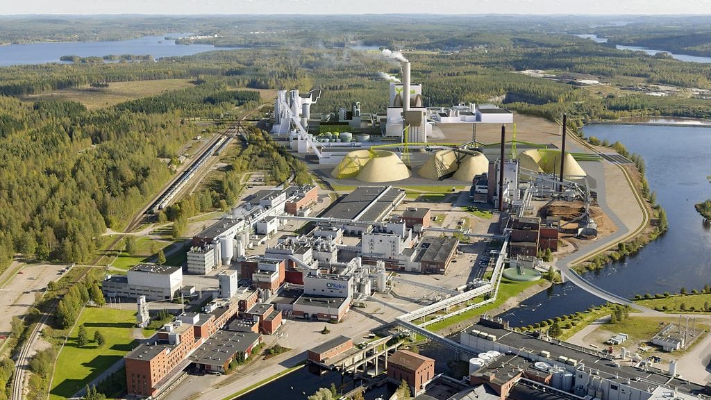 Äänekosken biotuotetehdas.