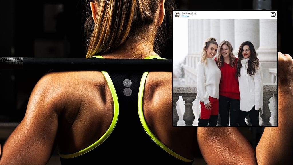 43-vuotias Jessica Enslow sekoitetaan usein tyttäriinsä.