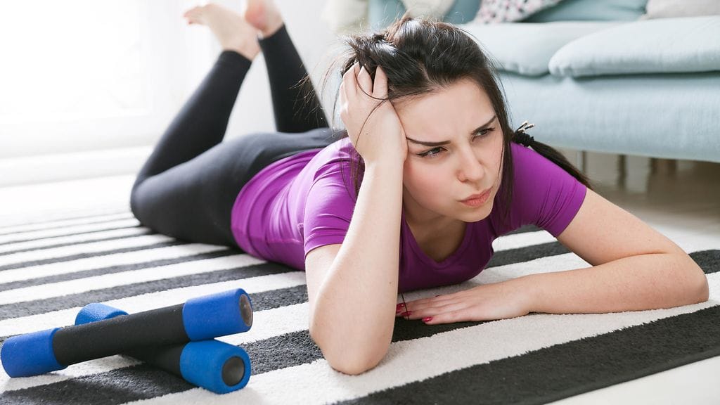 Väliin jäänyttä treenikertaa ei kannata jäädä murehtimaan, vaan jatkaa eteenpäin uudella innolla.