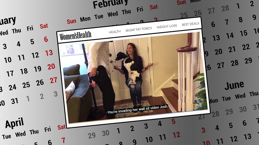 Seinää vasten istuminen on helppo harjoite!