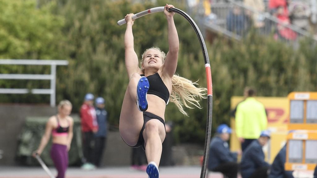 Arkistokuva Saga Anderssonista viime kesän Paavo Nurmi Gamesissa.