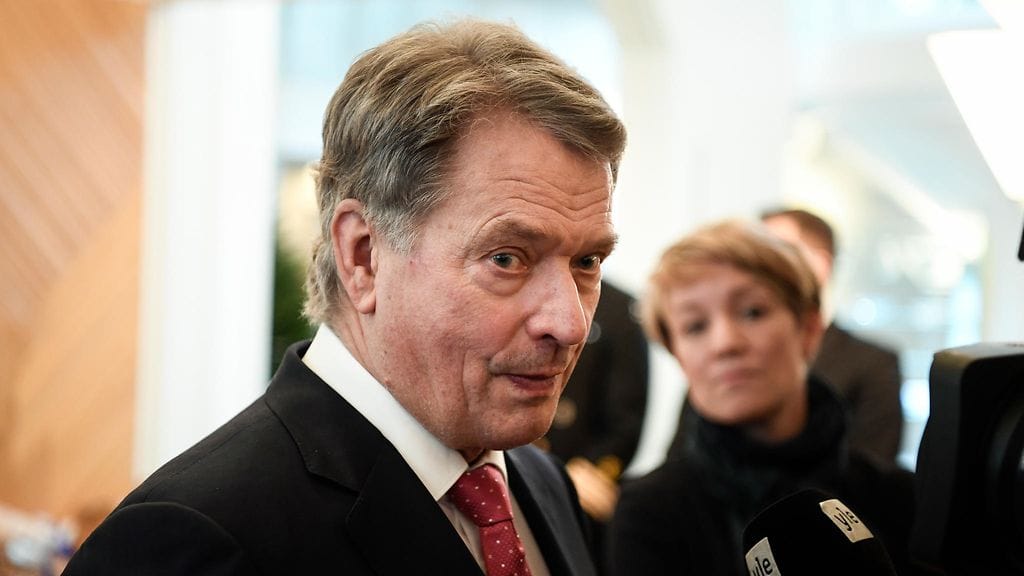 Presidentti Sauli Niinistö.