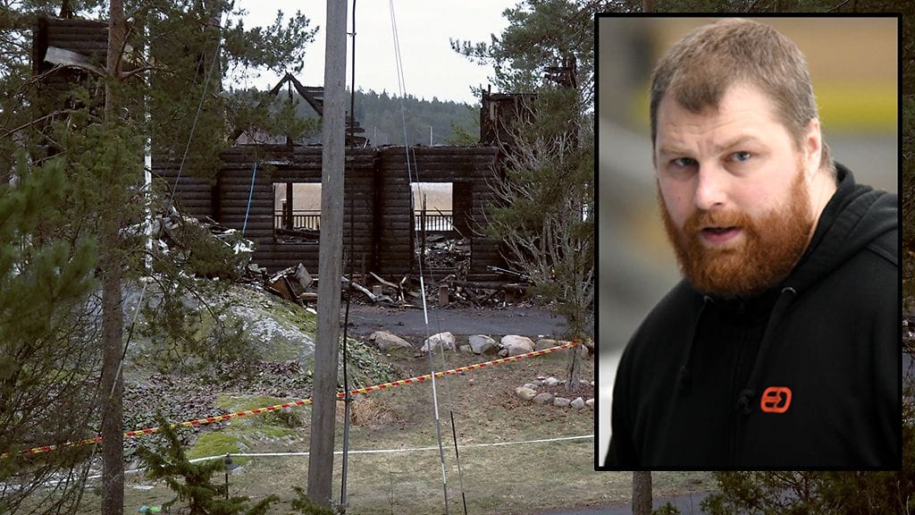 Aki Bergin suuri omakotitalo Naantalissa tuhoutui eilisessä tulipalossa korjauskelvottomaksi.