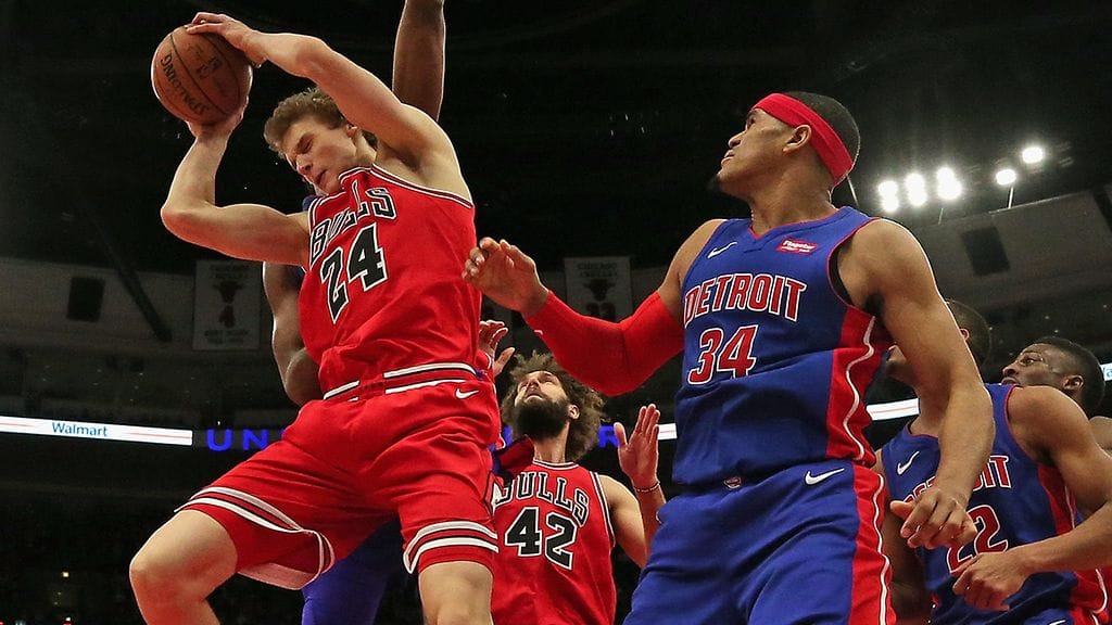 Lauri Markkasen levypallo pelasti Chicago Bullsille voiton Detroitia vastaan.