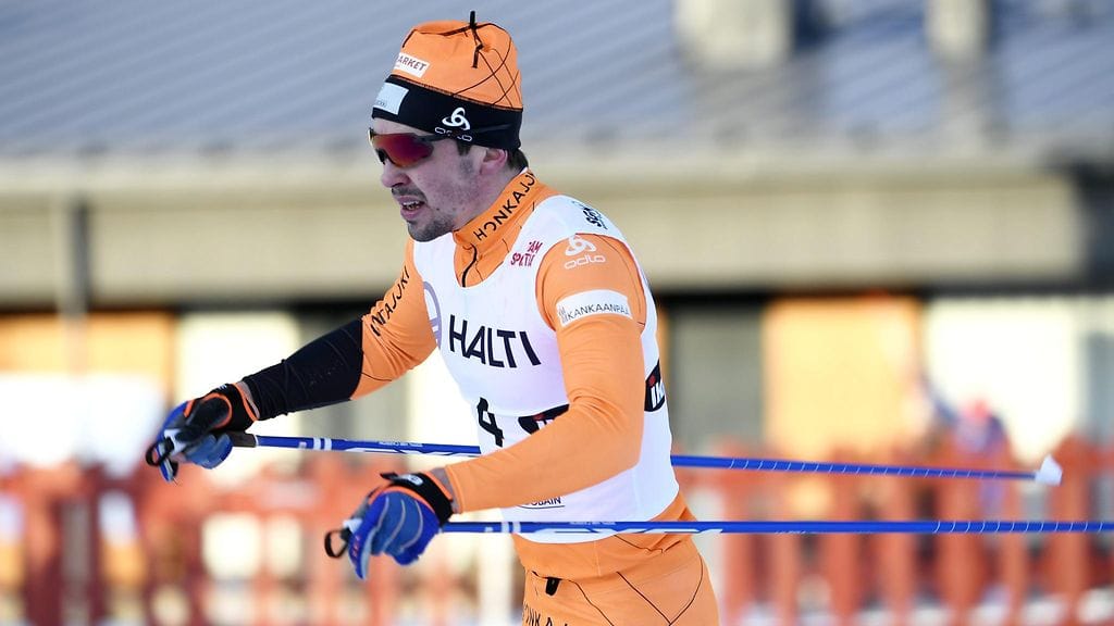 Ristomatti Hakola SM-laduilla sunnuntaina.