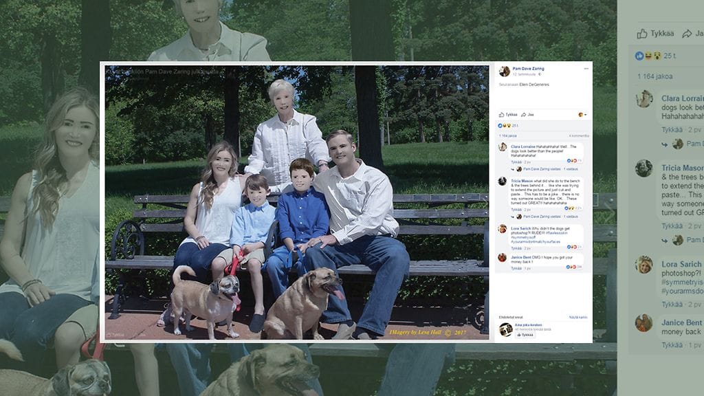 Valokuvaajan ottamat otokset olivat lopputulemaltaan melko karmivia kuvanmuokkauksen myötä.