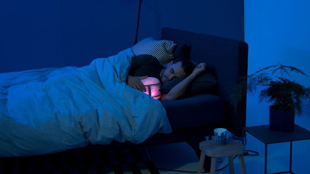 Unirobotti auttaa nukahtamaan.