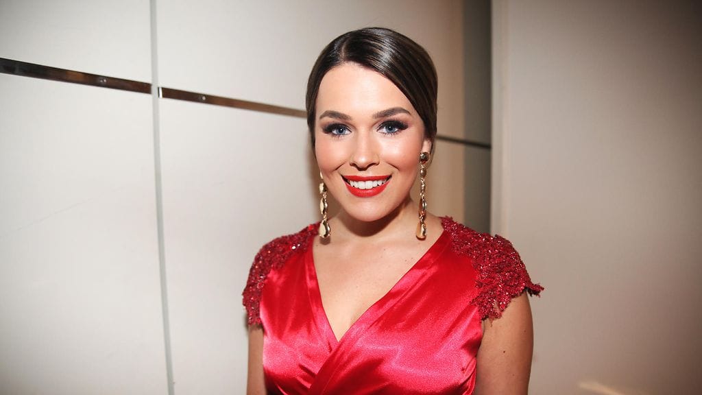 Sara Sieppi Kultainen Venla -gaalassa 12. tammikuuta 2018.