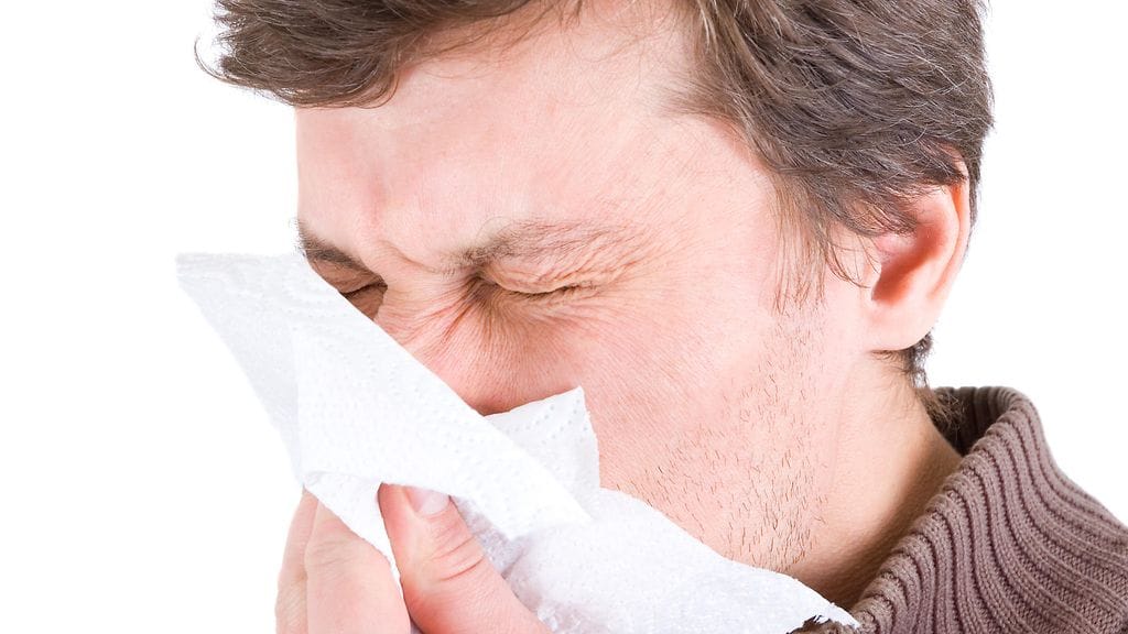 Aivastuksen pidättämisestä voi seurata vahinkoa, joskin se on harvinaista. Kuvituskuva.