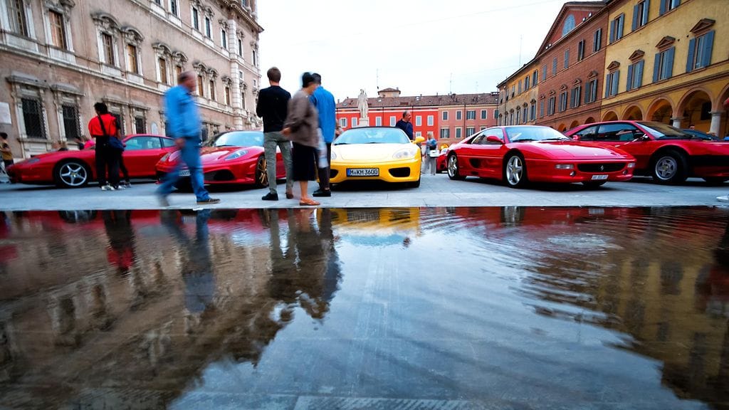 Ferrareita näytillä Italian Modenassa.