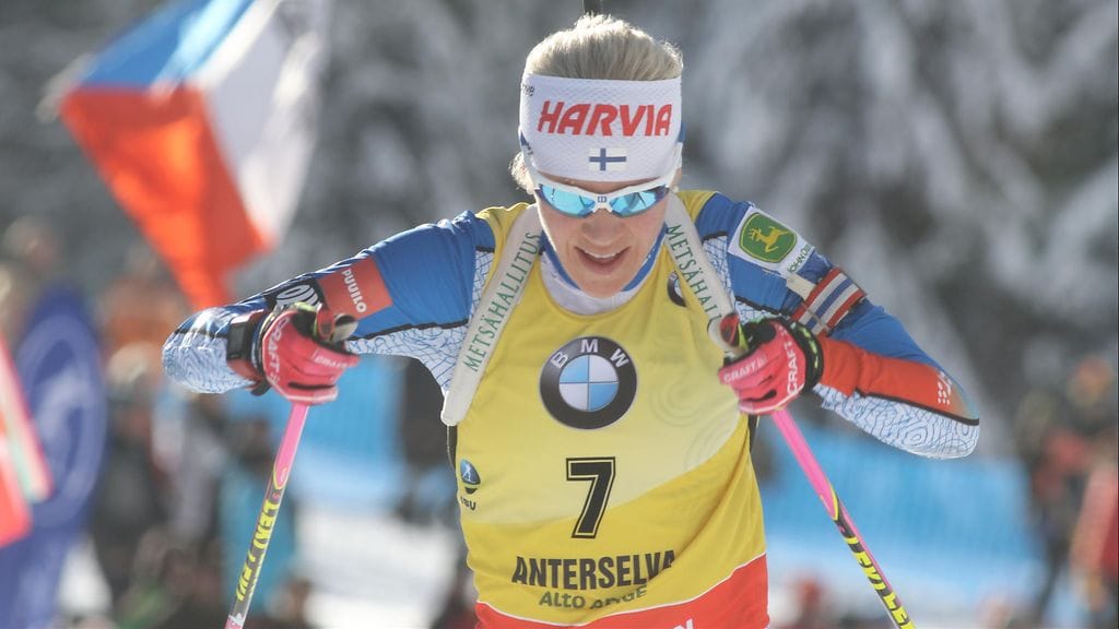 Kaisa Mäkäräinen oli hurjassa hiihtovireessä.