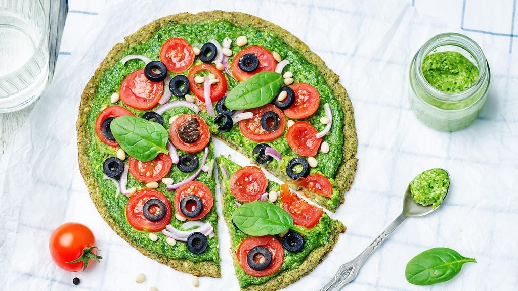 Kasvis- ja vegaanipizzojen suosio on kovassa kasvussa. Kuvituskuva.