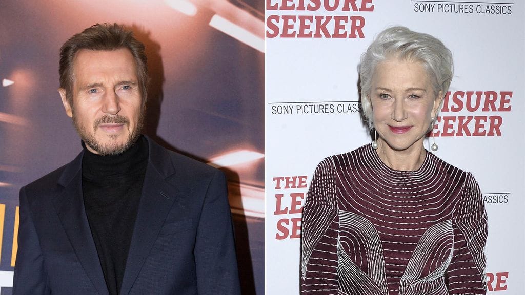 Liam Neeson ja Helen Mirren seurustelivat usean vuoden ajan 1980-luvulla.