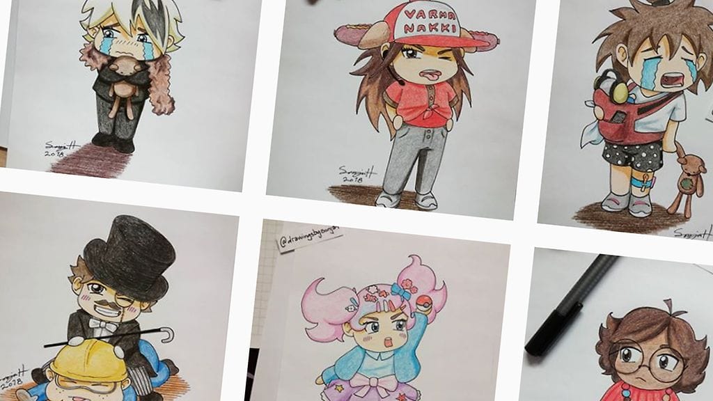 Sonja Heittokangas loihti uusista Putous-tähdistä upeita piirroksia, jotka keräävät tykkäyksiä Instagramissa.