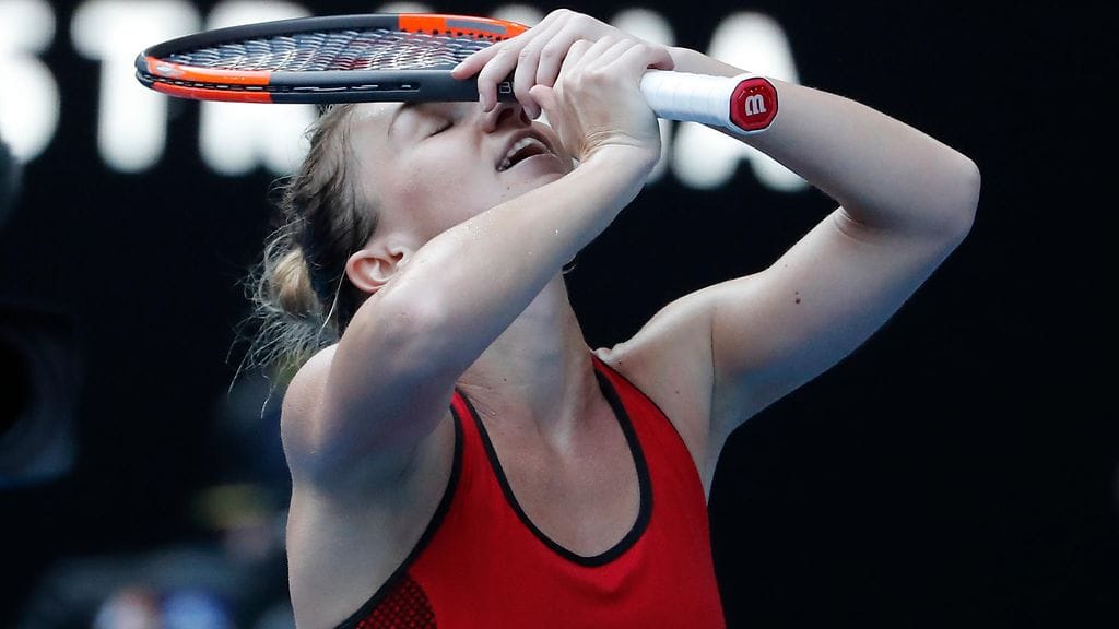 Simona Halep osoitti taistelijan kykynsä.