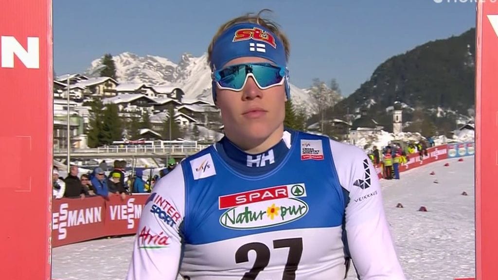 Verneri Suhonen ylsi ensimmäistä kertaa maailmancupissa pisteille.