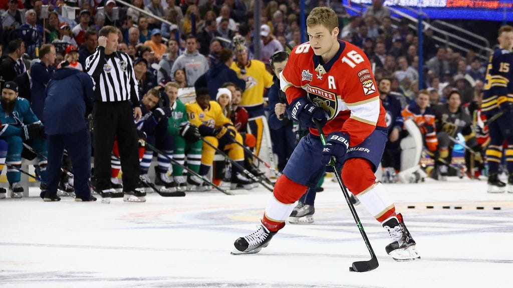 Aleksander Barkov teki temput.