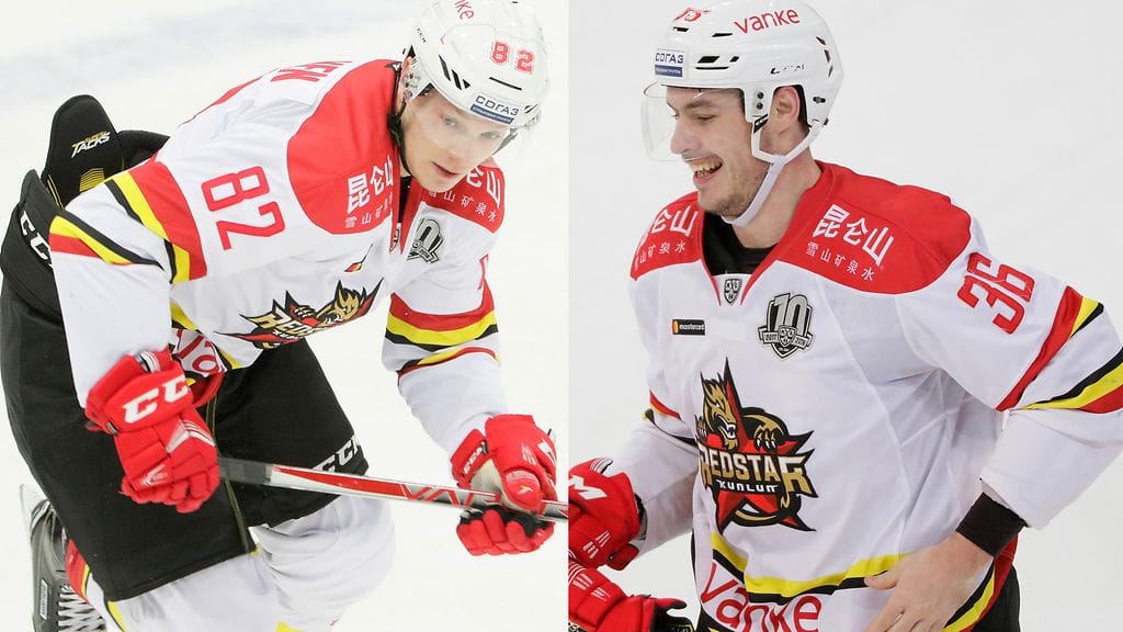 Jaakko Rissasen (vas.) ja Joonas Järvisen pelit on tältä kaudelta pelattu, jos he eivät vaihda loppukevääksi seuraa.