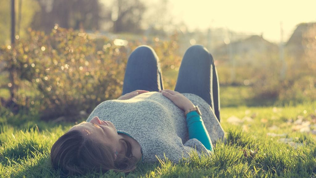 nainen, päiväunet, nukkua