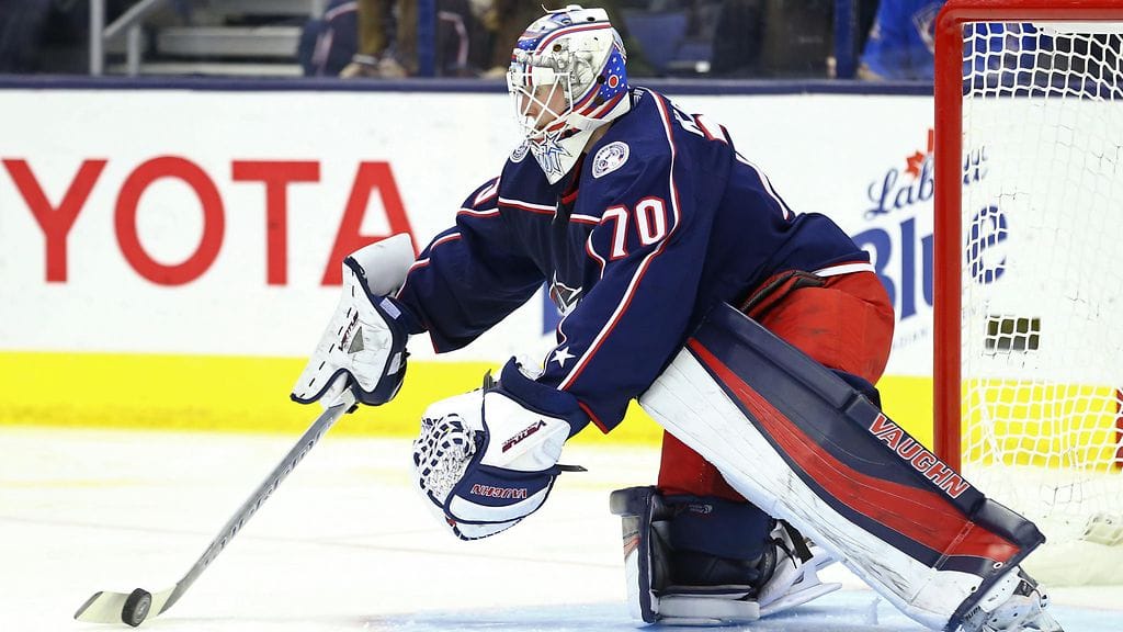 Joonas Korpisaloa on liikuteltu milloin NHL:ään, milloin AHL:ään. Nyt suomalaismaalivahti on taas "ylhäällä" NHL:ssä.