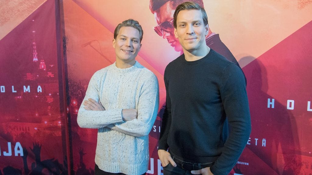 Cheek ja Antti Holma Veljeni vartija -pressitilaisuudessa 23.1.2018