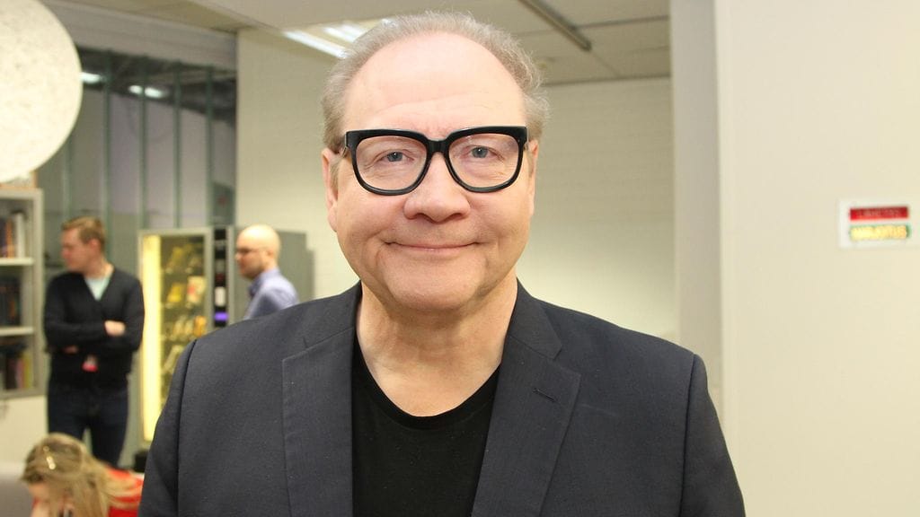 Jari Tervo MTV:n uutisstudiolla 30. tammikuuta 2018.