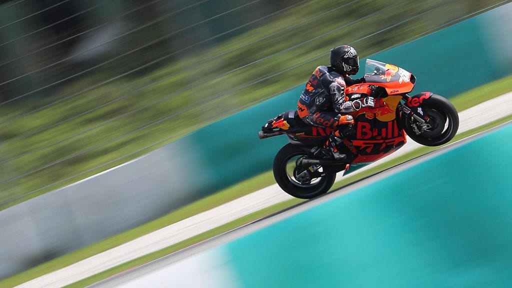 Mika Kallio vauhdissa Sepangin testeissä.